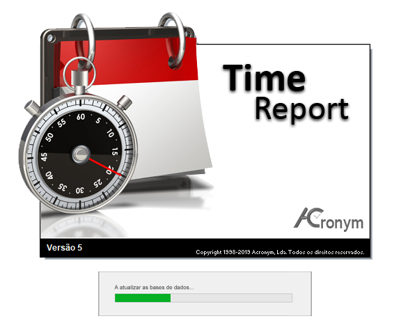 abrir o software time report 5